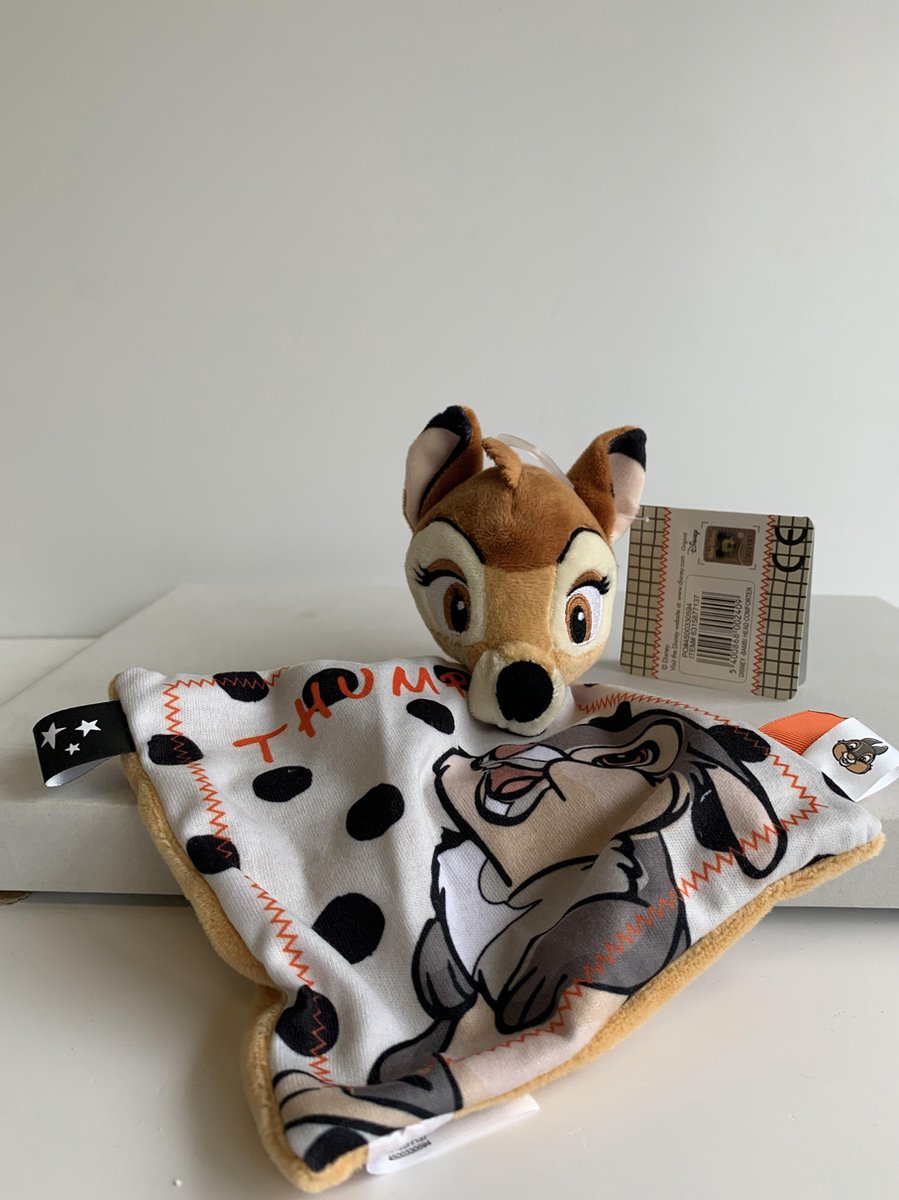 Disney Bambi hoofd knuffeldoekje| Disney Baby | Origineel Disney | GIFT QUALITY |Knuffel